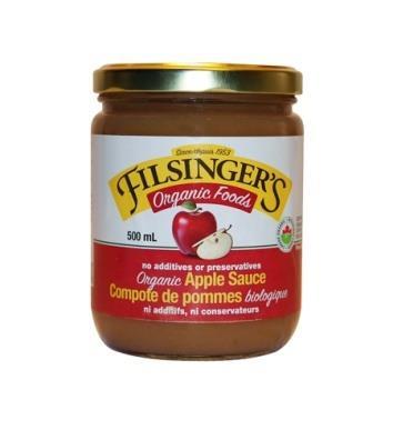 Organic Apple Sauce Our apple sauce is made from Ontario Grown Certified Organic