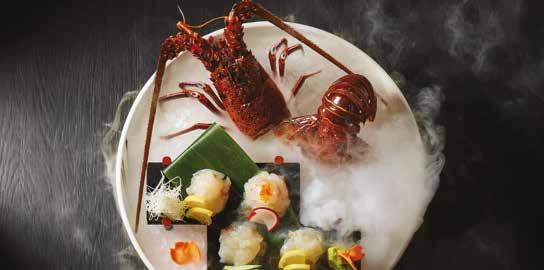 Sashimi - 2 pieces Nigiri sushi (raw) - 2 pieces Aburi sushi (seared) - Topped with seasonal ingredients - 2 pieces Grilled with tartar sauce - 2 pieces MP SEA URCHIN (SEASONAL) Sashimi - 30g Sushi