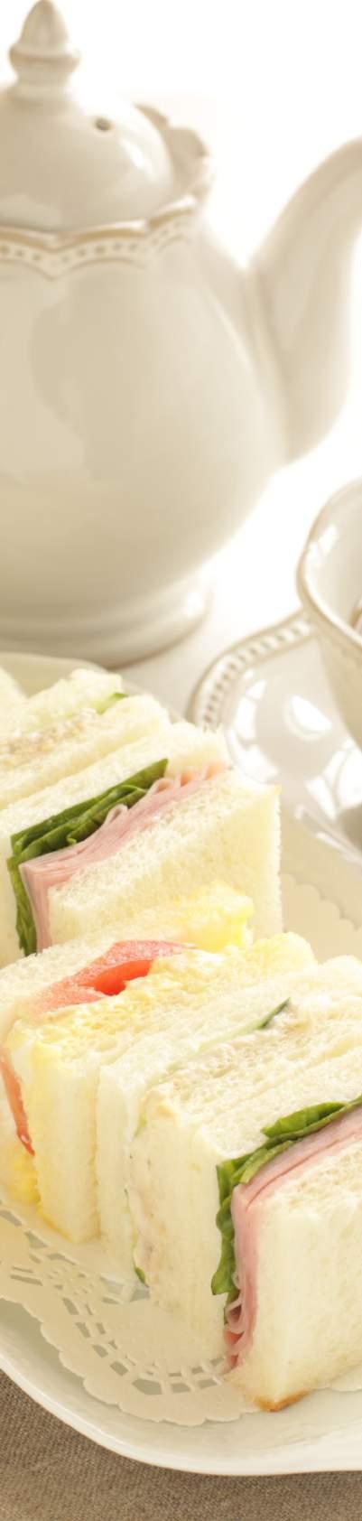 Menu Options Afternoon Tea Afternoon Tea A selection of freshly cut Sandwiches A range of Cakes & Scones with Cream & Strawberry Jam 11.