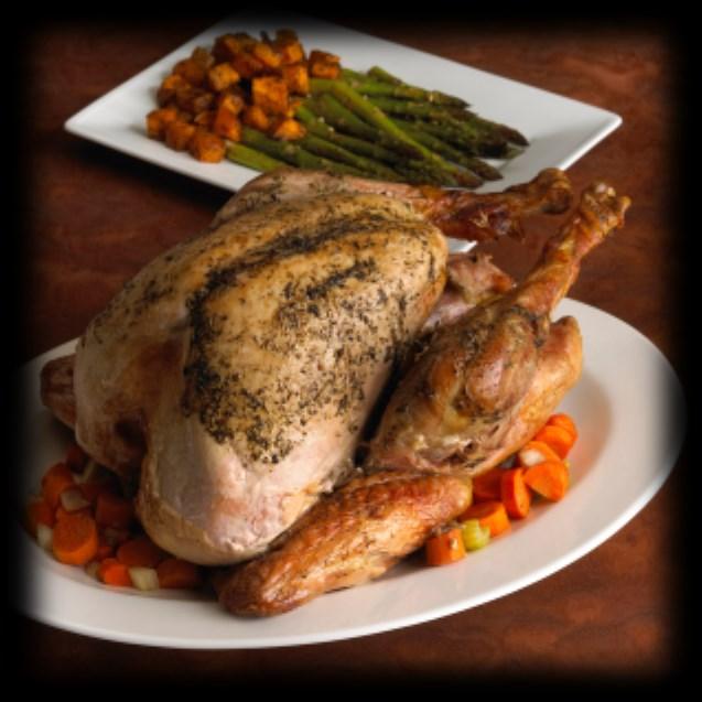 Roasted Turkey Ingredients: 12 lb. fresh or frozen turkey (thawed) 2 tbsp. dried, salt-free herbs, Italian blend 1 tbsp. vegetable oil 1 tsp.