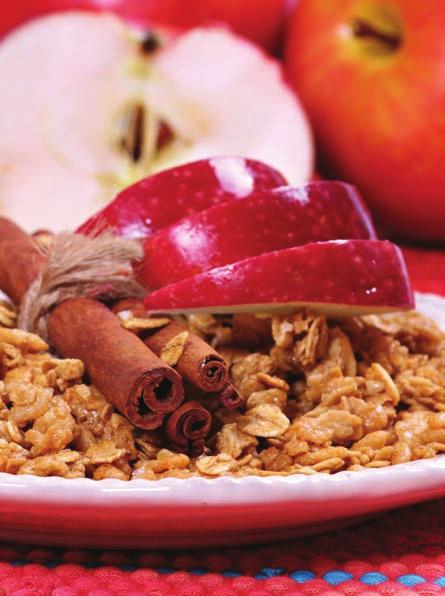 424 Unit 5 Your Health and Nutrition Granola Baked Apples Yield: 4 servings 4 cooking apples (Rome Beauty or Granny Smith) ¾ c. low-fat granola 2 Tbsp. brown sugar 1 8 tsp.