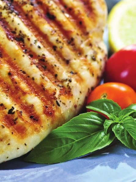 Chapter 17 Meal Considerations 429 Marinated Chicken Breasts Yield: 4 servings ¼ c. cider vinegar ¾ tsp. dried thyme ¾ tsp. dried oregano ¾ tsp. dried rosemary 3 Tbsp.