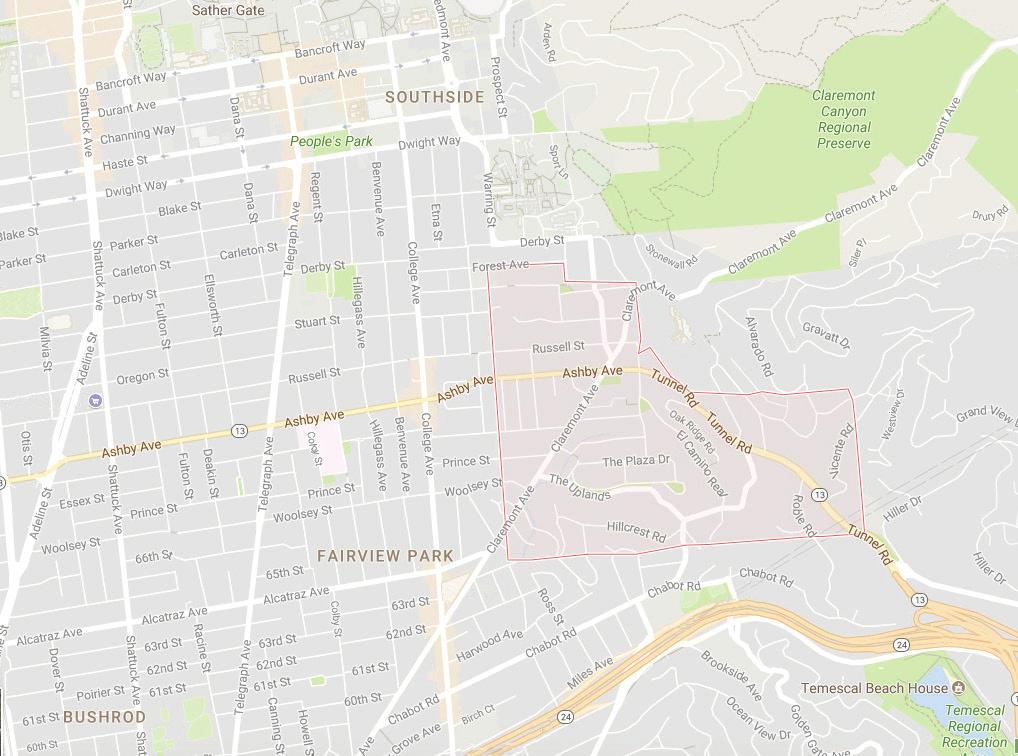 LOCATION DOWNTOWN BERKELEY 2948 COLLEGE AVENUE BERKELEY ELMWOOD DISTRICT DOMINGO AVENUE SHOPS CLAREMONT DISTRICT ROCKRIDGE DISTRICT Berkeley boasts strong demographics with more affluent households,