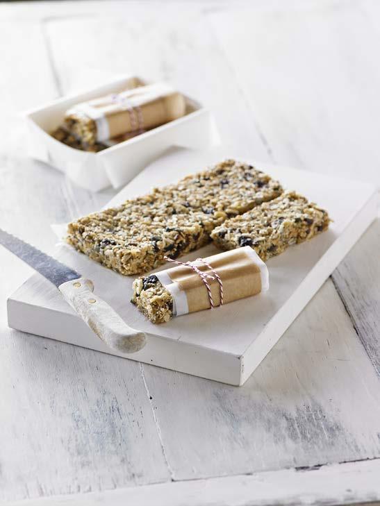 Toasted Coconut & Almond Muesli Bars SERVES 8 10 16½ ½ cup shredded coconut ¼ cup pumpkin seeds 2 tablespoons sunflower seeds 2 tablespoons sesame seeds 2 tablespoons chia seeds ¼ cup slivered