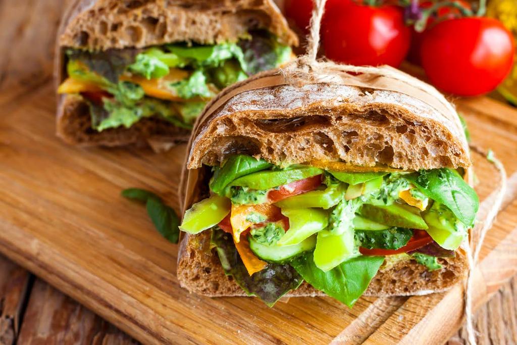 Smashed Chickpea Pesto Sandwich Serves: 3 Bored of the same old ham and cheese sandwich for lunch?