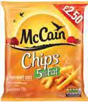 50 McCain McCain 20.49 POR 32% 3908 Crispy French Fries 2.50 PMP 12 x 907g RSP 2.