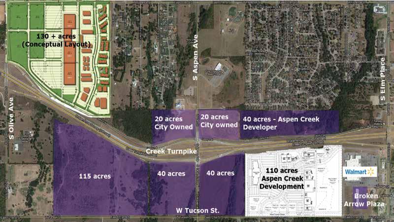 aspen creek 14 >> mixed use district With over 500 acres available for retail development in partnership with the City of Broken Arrow, the Aspen Creek corridor is Broken Arrow s newest commercial