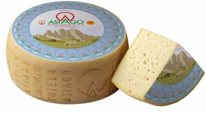 FRESH ASIAGO CHEESE Fresh Asiago cheese, known also as pressed Asiago, is made of full-cream milk and matured for at least 20