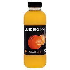 Drinks Juice Burst 12 x 500ml Orange 12 x 500ml 7.39 Apple 12 x 500ml 7.39 Cranberry 12 x 500ml 7.39 Mango and Lime 12 x 500ml 7.