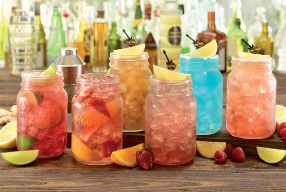 Choose from red wine, Captain Morgan Superior Rum; or white wine, triple sec and orange Vodka. Both made with fresh fruit and tropical juices.