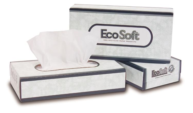 Roll Towels EcoSoft Green Seal household roll towels are heavily embossed for superior absorbency and performance.