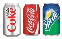 Single Drinks To offer you the highest quality, we only stock Coca Cola products. Coke, Diet Coke, Lift Lemon Squash) and Sprite (Lemonade). All products arrive cold ready to consume!