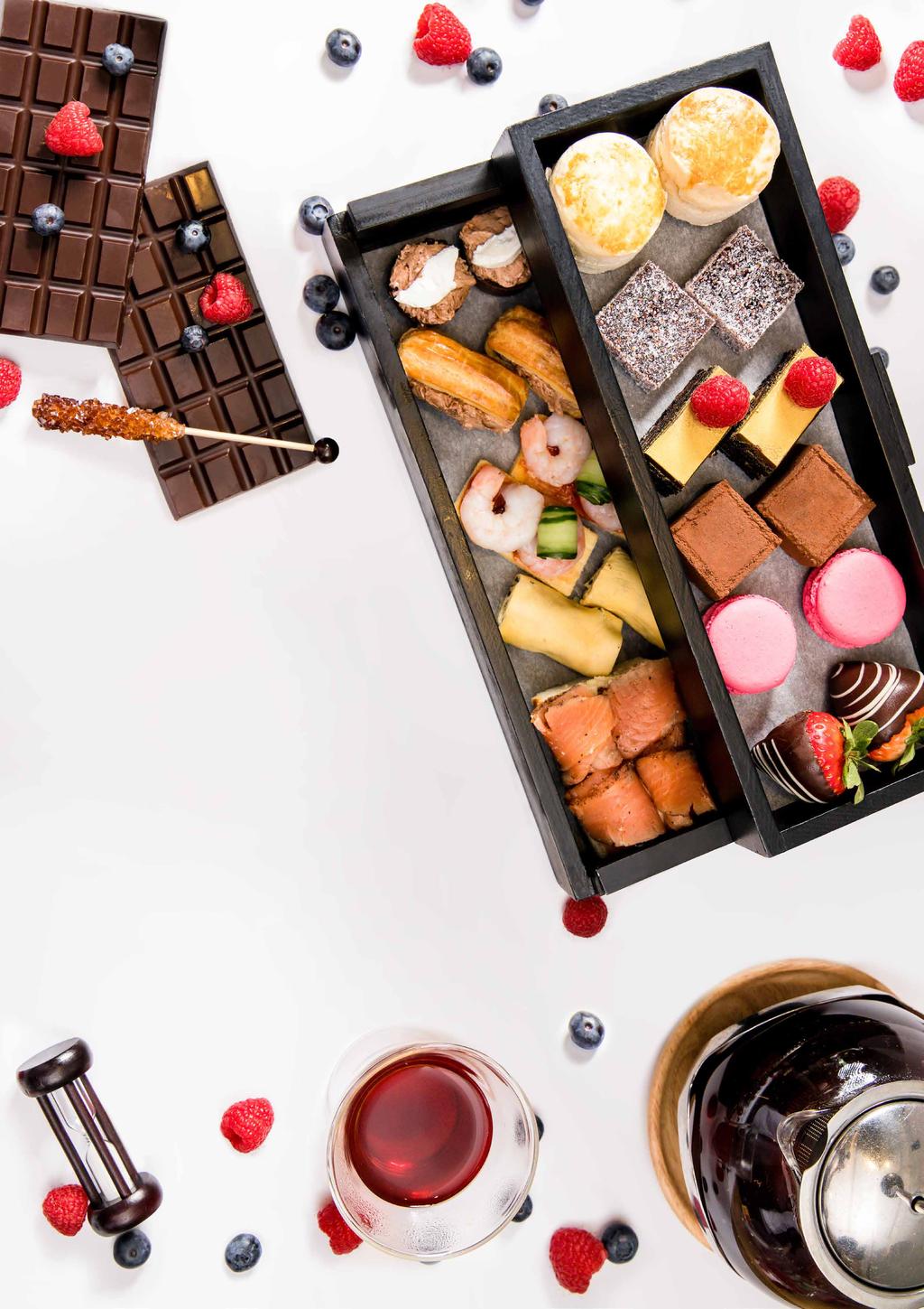 (AVEC AMOUR) AFTERNOON TEA TREAT + SPA MOMENT Love in the afternoon. A sweet and savoury affair unfolds combining a romantic afternoon tea with an enlivening spa session.