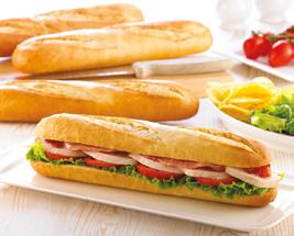 French Bread Part Baked White Small Baguette Code: 7008 Part Baked Malted Wheat Small Baguette Code: 7009 Thaw and Serve Express Baguette Code: 7777 Part Baked Mini White Petit Pain Code: 7013 A