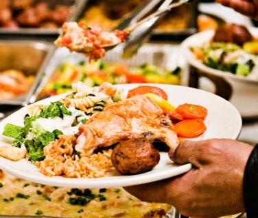 Drop Off Buffets Hot Buffet Choose Your Own Choose One: Caesar Salad Mixed Green Chef Salad Choose Three: Penne Pasta with Marinara or Alfredo Sauce Macaroni and Cheese Whipped Potatoes Wild Rice