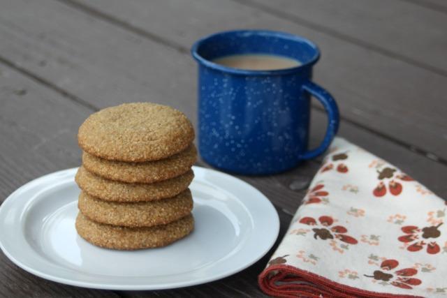 CHAI SPICE DROP COOKIES ½ Cup Butter, softened ⅔ Cup Brown Sugar, packed 1 Egg ⅓ Cup Sour Cream 1 teaspoon Vanilla Extract 1 Cup all-purpose Flour 1 Cup Whole Wheat Flour ¾ teaspoon Baking Soda ¾