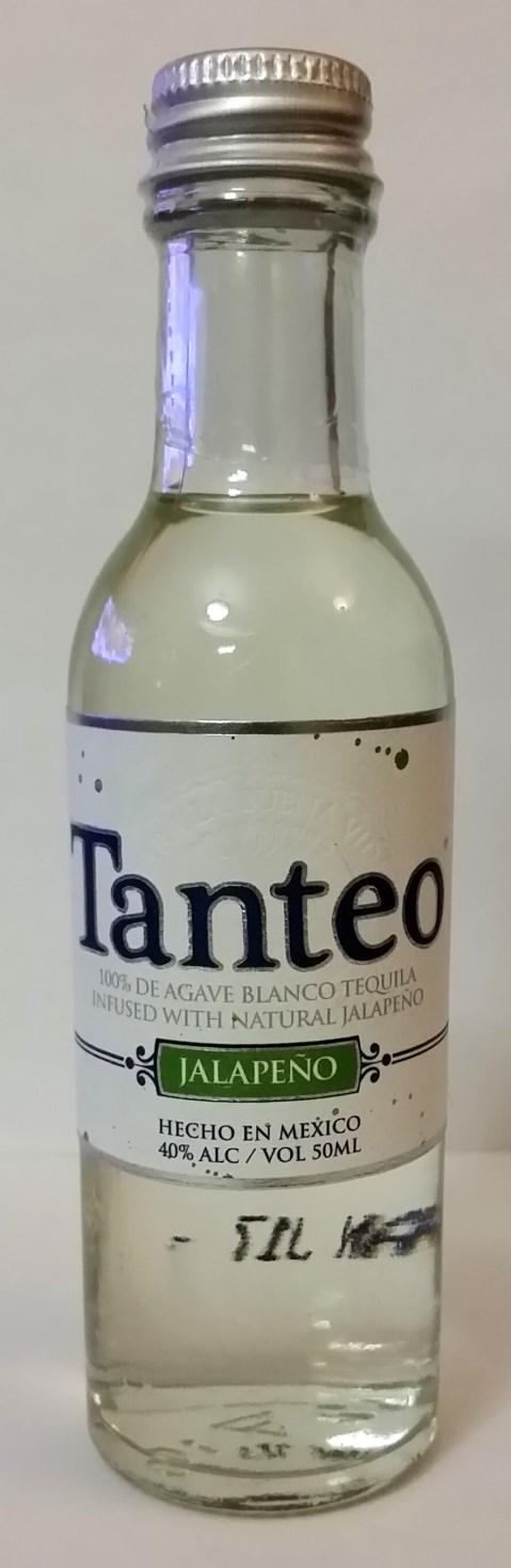 Tanteo Jalapeno Tequila (with scratch and sniff label) Sent