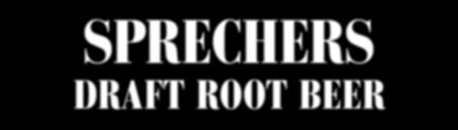 49 Sprechers draft root beer Sprechers original formula root beer soda is a truly old-fashioned style soda - rich, creamy, and full of