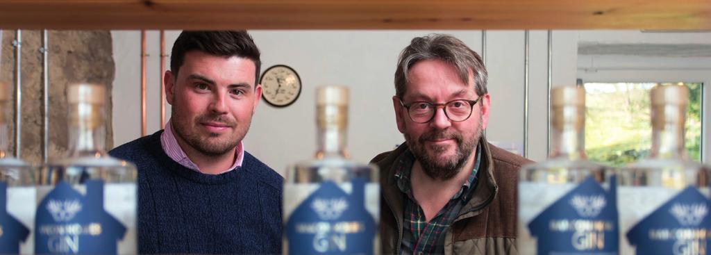 The idea for a unique Bancon Gin was sparked after Bancon Homes sponsored the gin tent at last year s Banchory Beer Festival, which was organised by local brothers Guy and Mungo Finlayson.