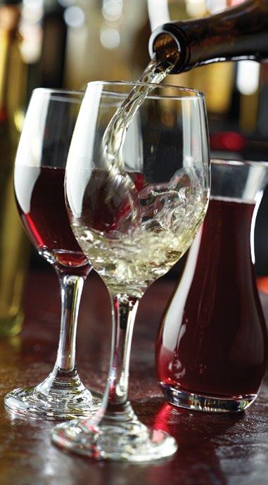 WINE Our wines are listed progressively from light-bodied, sweet and
