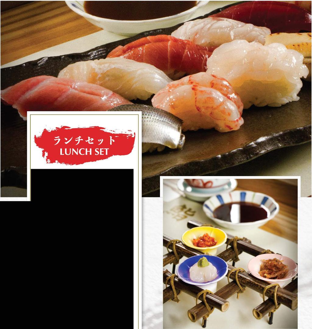 Sushi Course 0++ Starter Chawanmushi 8 piece sushi