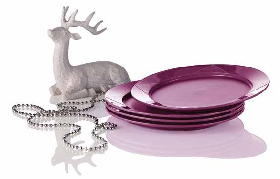 CHEERFUL SERVING A bold, beautiful and durable serving collection helps you entertain with