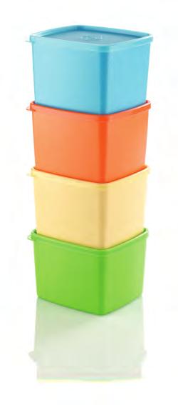 containers designed to stack and store.