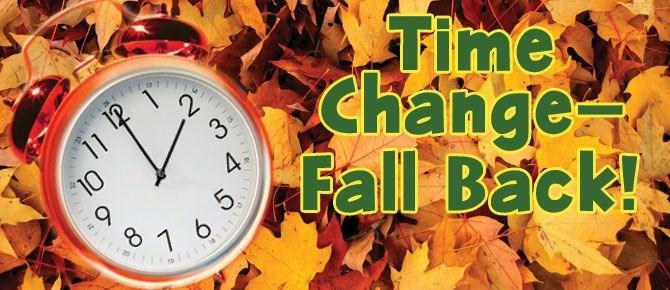 Daylight-Saving Time Ends Sunday, November 5, 2017 Did you set your clocks back? Shopping!