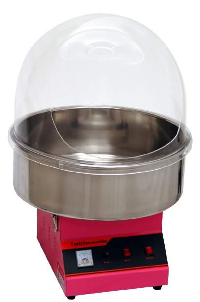 This Table-Top Cotton Candy Machine comes complete with stainless steel bowl and