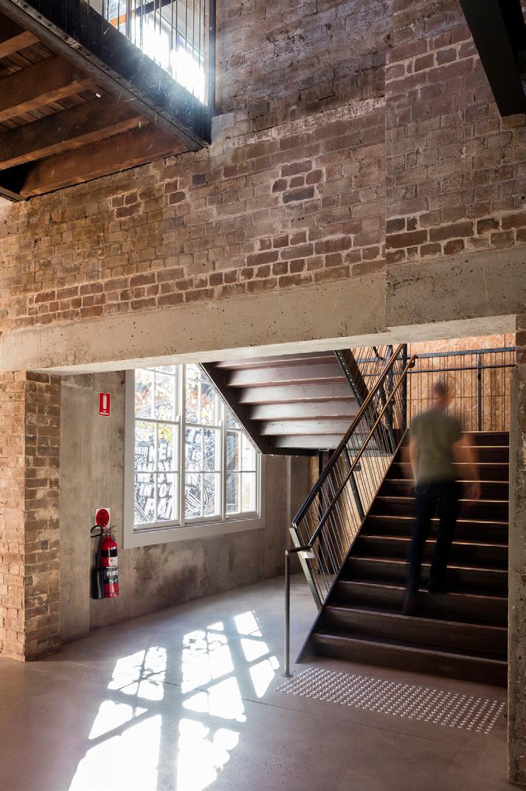 Designed by Andy Carson, the 16 Eveleigh building was given new life in 2016 as the Creative Precinct, a central hub for creative based businesses to come together and do what they do best, design.