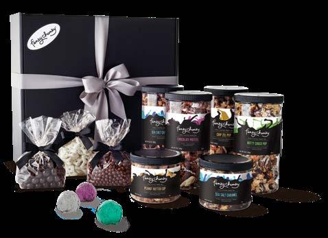 6 GIFT PACKS DELUXE GOURMET $175 This assortment of savory delights includes tall