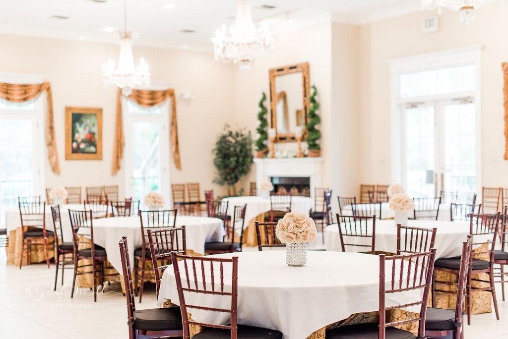 Included in all Reception packages: Your choice of table skirts, depending on availability Linens, chairs, silverware, china, wait staff Personalized set up of the facility Clean up of the facility