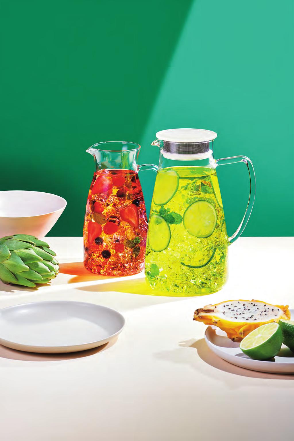 Heat-resistant iced tea jug series are ideal for gatherings Cool and refreshing way to make your favorite iced tea