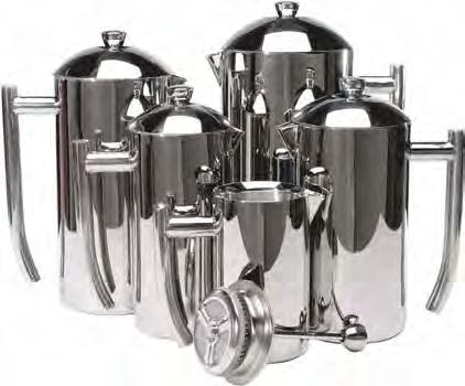 coffee & tea service Frieling has recognized the attraction and practicality of high quality stainless steel.