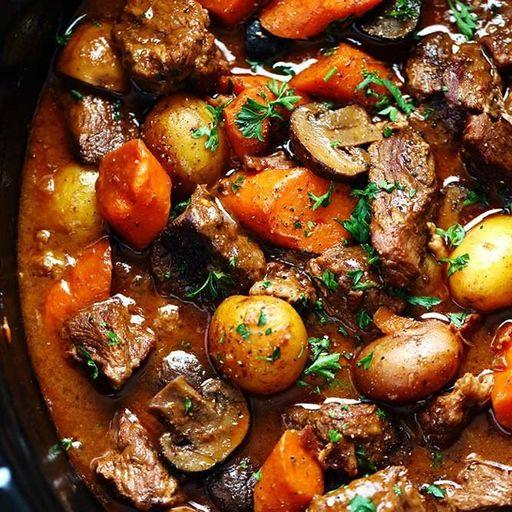 Slow Cooker Beef Bourguignon Planned for Supper on Tuesday, October 17, 2017 Source: therecipecritic.