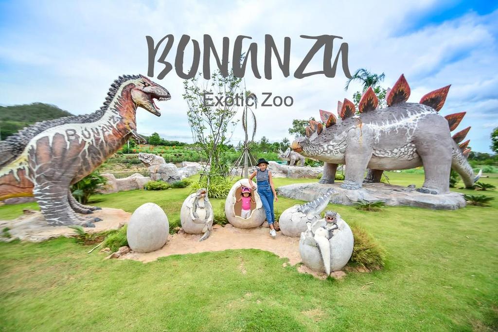 Bonanza Exotic Zoo EXOTIC ZOO Overview A small intimate zoo spread over 100 rai with a 700-meter circular walkway through the hill.
