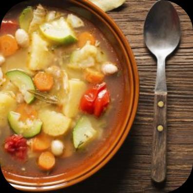 Ikarian Chunky Vegetable Stew 2 tablespoons extra-virgin olive oil 2 medium yellow or white onions, chopped 1 pound fresh green beans, trimmed 3