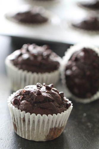 SMALLER FAMILY HEALTHY PLAN-CHOCOLATE PROTEIN MUFFINS D E S S E R T Serves: 12 Prep Time: 10 Minutes Cook Time: 20 Minutes Calories: 99 Fat: 2.8 Carbohydrates: 15.2 Protein: 3.8 Fiber: 1.