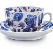 157596 Summer Morning Teacup and Saucer Cup - 15.2 fl oz (450 ml).