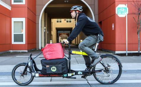 via bike courier, solving the on-demand sale/as-needed delivery problem!! Questions? Comments? Feel free to reach out to me with questions or comm