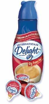 9 International Delight Flavored