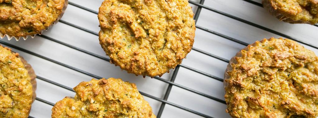 Zucchini Carrot Souffle Muffins 12 ingredients 45 minutes 10 servings 1. Preheat oven to 350. Grease a muffin tin or line with muffin cups. 2.