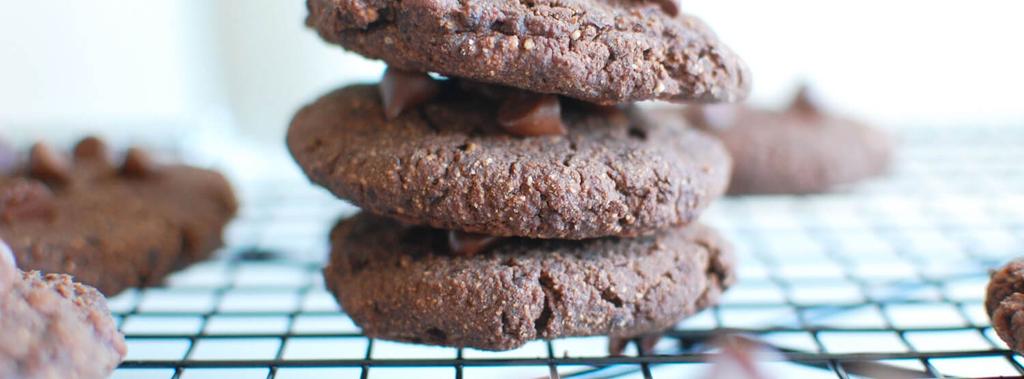 Double Chocolate Black Bean Cookies 10 ingredients 25 minutes 10 servings 1. Preheat oven to 375. Line a baking sheet with parchment paper. 2. Measure out 1.