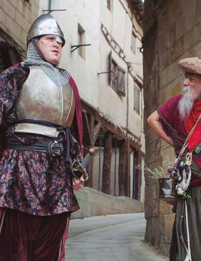 RIOJA ALAVESA SEPTEMBER-OCTOBER-NOVEMBER Dramatized visits Journey back to the past and take part, live and in situ, in the evolution of the lives of the characters in different medieval villages of