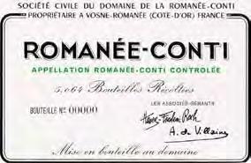 BURGUNDY Dujac Domaine de la Romanée-Conti Romanée-St-Vivant Domaine de la Romanée-Conti 1998 banded 149 6 bottles per lot US$9000-1400 Vosne-Romanée 1er Cru Duvault-Blochet Domaine de la