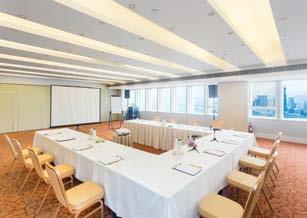 Our private function rooms can accommodate meetings for any size from minimum 10 persons to up to 200 persons.