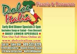 Any Other Specials or Discounts) Dolce Italia Take-Out or