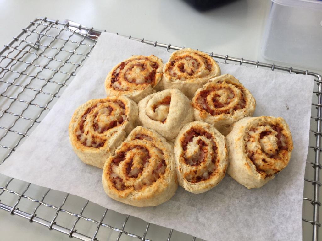 Pizza Scrolls Recipe makes 8 large scrolls Delicious scrolls with a soft, scone like