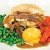 STEAK AND KIDNEY PIE 1908kJ 458Cal Prime pieces of beef with tender