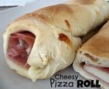 DAY 1 CHEESY PIZZA ROLL M A I N D I S H Serves: 8 Prep Time: 1 Hour 10 Minutes Cook Time: 25 Minutes 2 (16 ounce) loaves frozen bread dough 1 (16 ounce) package of deli sliced ham 2 cups shredded